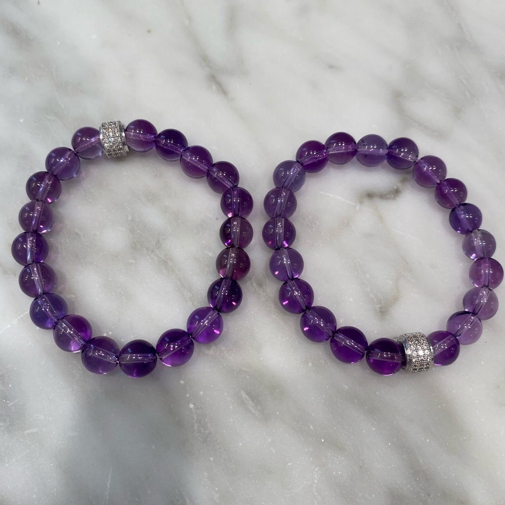 AMETHYST HEALING CRYSTAL BRACELET